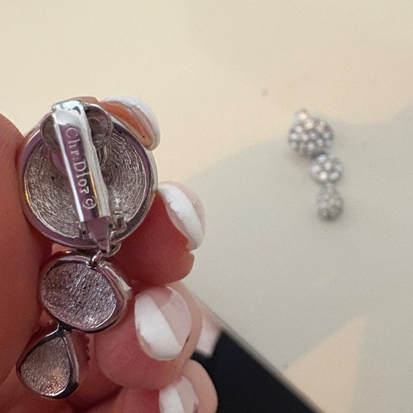 Christian Dior drop earrings - Picture 2 of 2